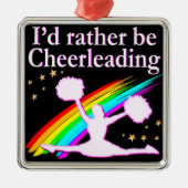 IK HOU VAN CHEERLEAD METALEN ORNAMENT (Voorkant)