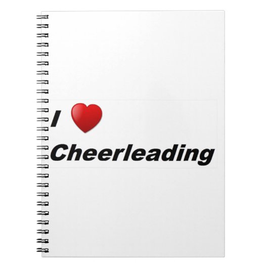 Ik hou van Cheerlead Notitieboek (Voorkant)