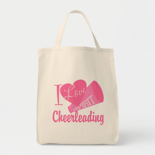 Ik hou van Cheerlead Tote Bag (Voorkant)