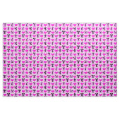 IK HOU VAN CHEERLEADEN ROZE HART STOF (Fat Quarter)
