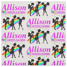 IK HOU VAN CHEERLEADERENDE GEPERSONALISEERDE STOFF