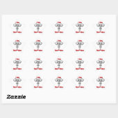 Ik hou van cheerleaders ster sticker (Vel)