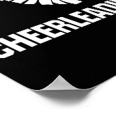 Ik hou van Cheerleading Cheer Coach Poster (Hoek)