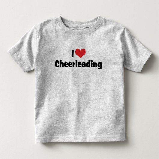 Ik hou van Cheerleading Kinder Shirts (Voorkant)
