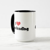 Ik hou van Cheerleading Mok (Voorkant links)