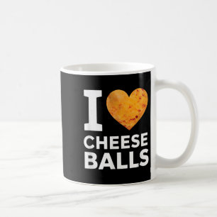 Ik hou van Cheese Funny Cheeseball Snack Food Love Koffiemok