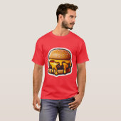 IK HOU VAN CHEESEBURGER 6 T-SHIRT (Voorkant volledig)