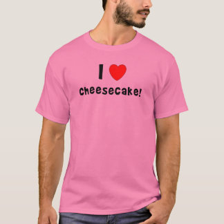 Ik hou van Cheesecake-vrouwen's t-shirts en tankto