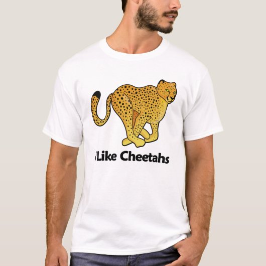 Ik hou van Cheetahs T-shirt (Voorkant)