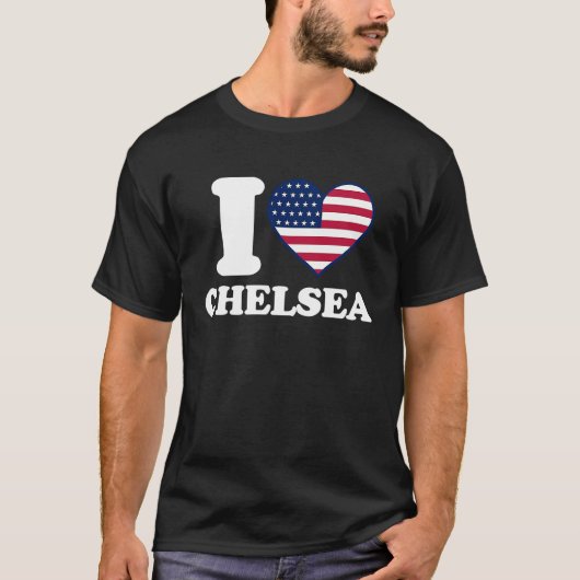 Ik hou van Chelsea I hart Chelsea T-shirt (Voorkant)