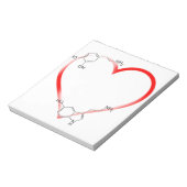 Ik hou van Chem Notitieblok (Linkerzijde)