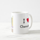 Ik hou van chemie! koffiemok (Voorkant rechts)