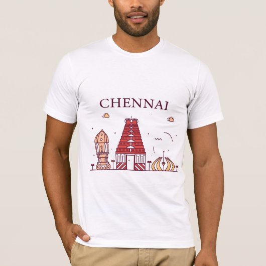 Ik hou van Chennai! T-shirt (Voorkant)