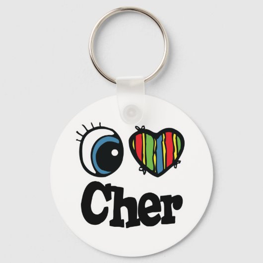 Ik hou van Cher Sleutelhanger (Voorkant)