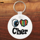 Ik hou van Cher Sleutelhanger (Voorkant)