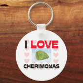 Ik hou van Cherimoyas Sleutelhanger (Voorkant)