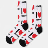 Ik hou van Chesapeake Sokken (Links)