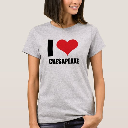 Ik hou van Chesapeake T-shirt (Voorkant)