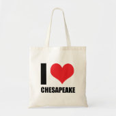 Ik hou van Chesapeake Tote Bag (Voorkant)