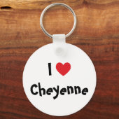 Ik hou van Cheyenne Sleutelhanger (Voorkant)