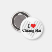 Ik hou van Chiang Mai, Thailand Magneet (Voorkant / Achterkant)