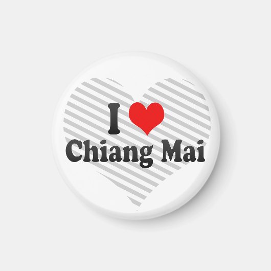 Ik hou van Chiang Mai, Thailand Magneet (Voorkant)