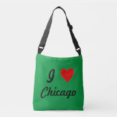 Ik hou van Chicago Crossbody Tas (Voorkant)