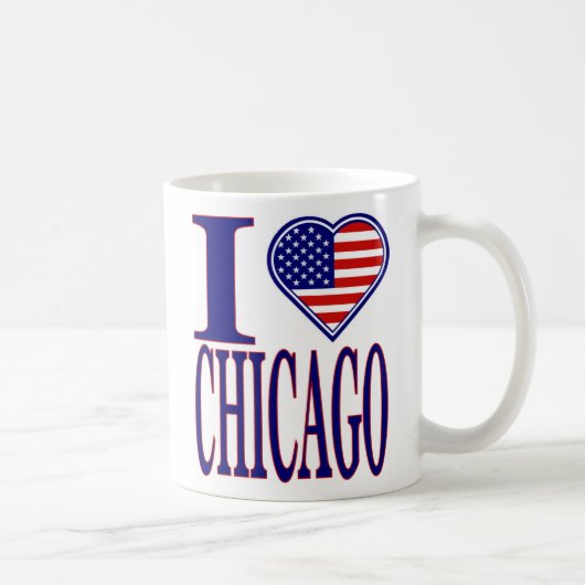 Ik hou van Chicago Forth van de Mok van de Uitgave (Rechts)
