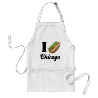 Ik hou van Chicago Hot Dogs Standaard Schort