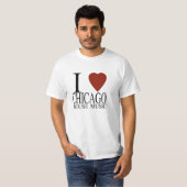 Ik hou van Chicago House Music T-shirt (Voorkant volledig)