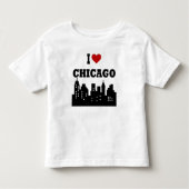 Ik hou van Chicago Kinder Shirts (Voorkant)