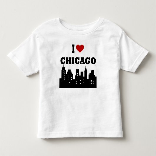 Ik hou van Chicago Kinder Shirts (Voorkant)