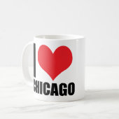 Ik hou van Chicago Koffiemok (Voorkant links)