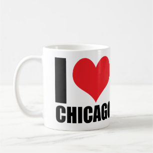 Ik hou van Chicago Koffiemok