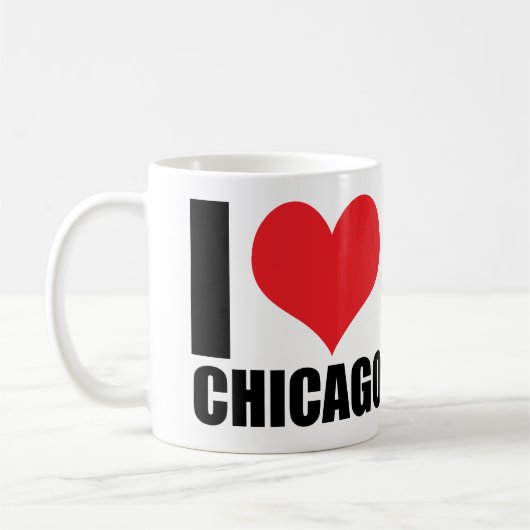 Ik hou van Chicago Koffiemok (Links)