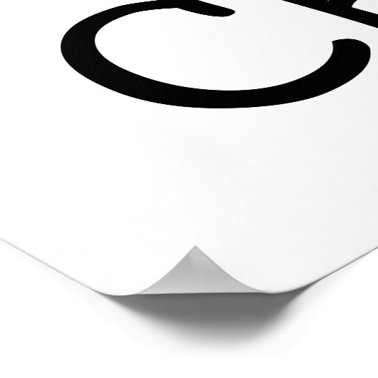 Ik hou van Chicago Poster (Hoek)