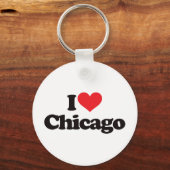 Ik hou van Chicago Sleutelhanger (Voorkant)