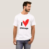 Ik hou van Chicago T-Shirt (Voorkant volledig)