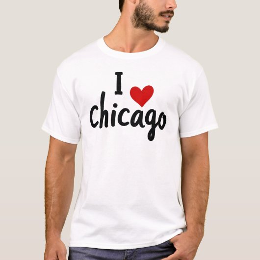 Ik hou van Chicago T-shirt (Voorkant)