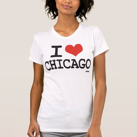 Ik hou van Chicago T-shirt (Voorkant)