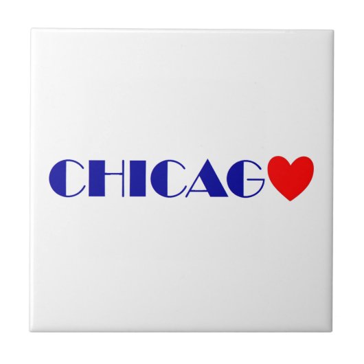 ik hou van chicago tegeltje (Voorkant)