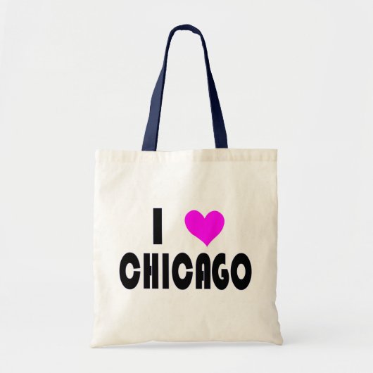 Ik hou van Chicago Tote Bag (Voorkant)