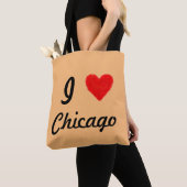 Ik hou van Chicago Tote Bag (Dichtbij)