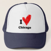 Ik hou van Chicago Trucker Pet (Voorkant)