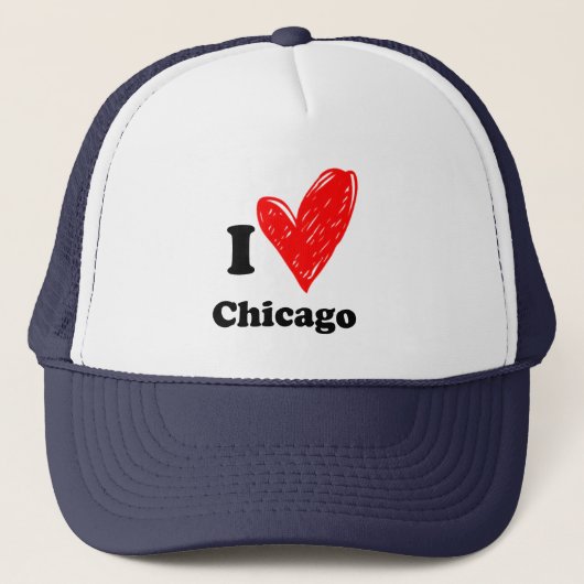 Ik hou van Chicago Trucker Pet (Voorkant)
