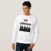 Ik hou van Chicago Trui (Voorkant volledig)