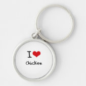 Ik hou van Chicken Sleutelhanger (Voorkant)