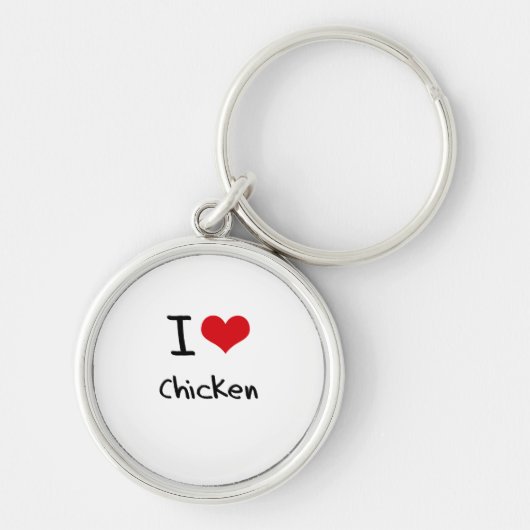 Ik hou van Chicken Sleutelhanger (Voorkant)