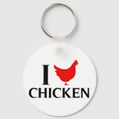 Ik hou van Chicken Sleutelhanger (Voorkant)