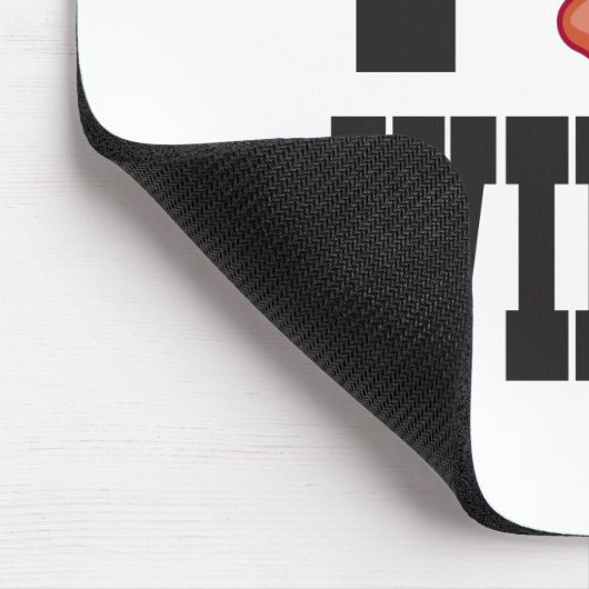 Ik hou van Chicken Wings Muismat (Hoek)